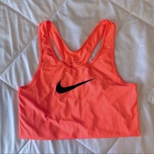 Nike Cropped Dri-Fit Racerback Tank Top